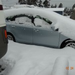 Buried car