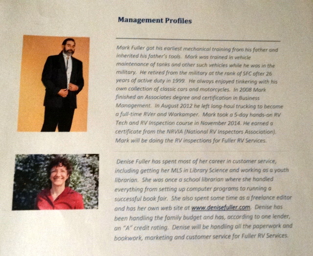 Our management profiles