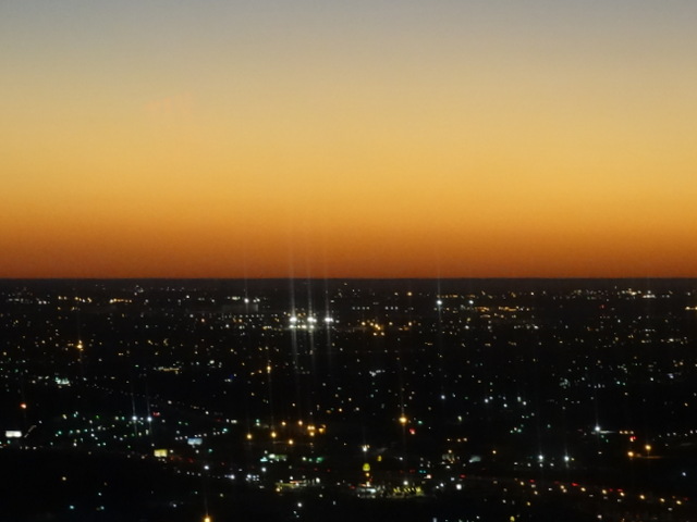 Sunset over San Antonio