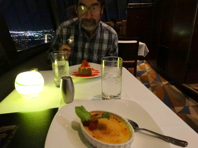 For dessert, I had Crème Brulee and Mark had Cheesecake, New York Style
