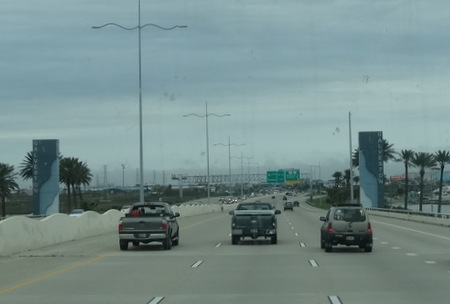 The bridge to Galveston