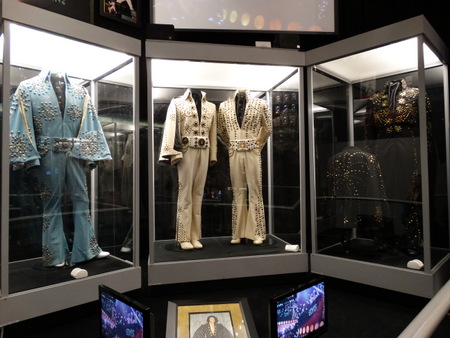 Some of Elvis's costumes