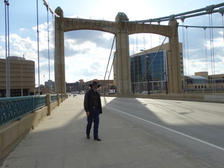 Crossing the big bridge