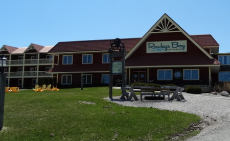 Rowleys Bay has a population of 75, until the tourists come in the summer!