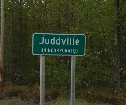 Entering Juddville