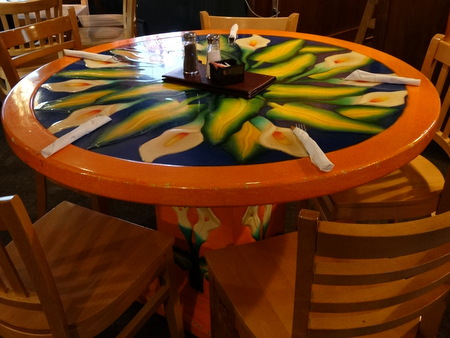 Colorful table