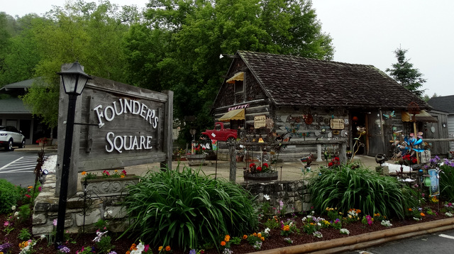 This is an area with all sorts of cute little shops.  This one was the original barn built by...