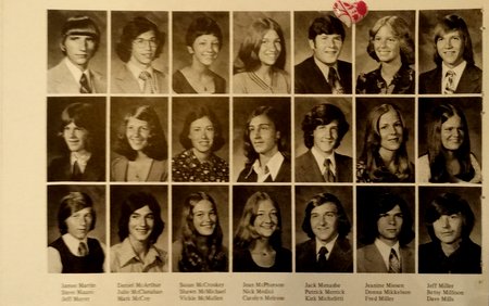 A page from my high school year book.  I'm in the third picture from the top left.  If you look down below you'll see that my name was Susan McCroskey.  I had it legally changed after my divorce, but everyone who knew me at the reunion called me Susie.