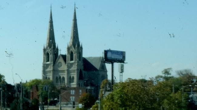 There was this huge cathedral, but there were also a number of other spires in St Louis.
