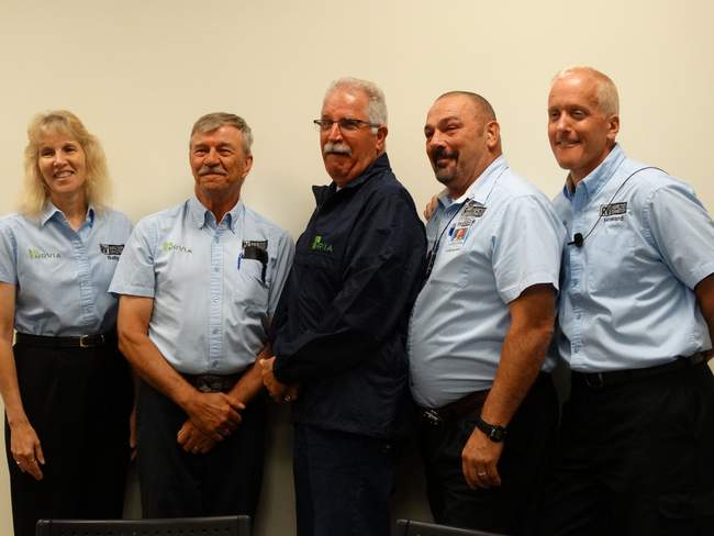 These are the five IMTs (supervisors of different sections of the country).  The two on the left are Sally and Bob.  They've been our IMT's in Wisconsin.   The one on the far right is Howard who will be our IMT in Florida.