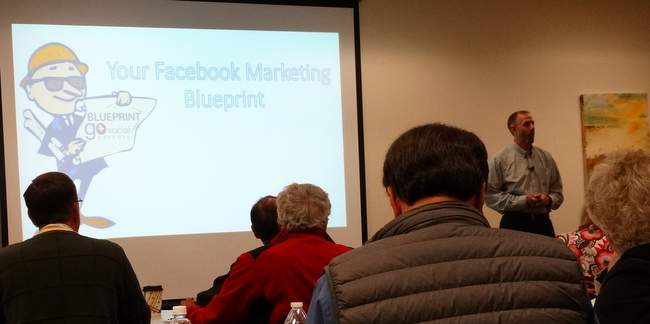 That was a tough act to follow, but the next speaker, Brian Hahn, was talking about marketing our businesses on Facebook.  Mark and I are working on developing a business Facebook entity.  I'll make an announcement when we're ready to go with that.  Hopefully some of you can spread the word for us.