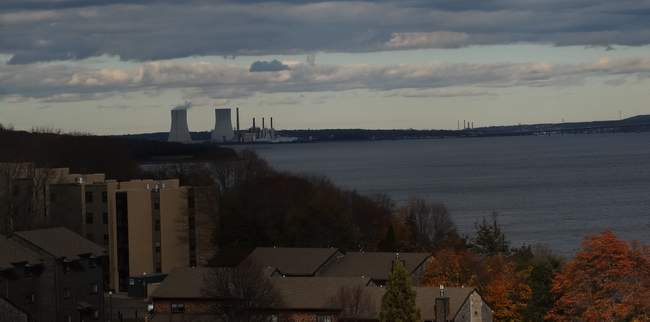 I don't think I'd want to live within view of one nuclear tower, let alone two!