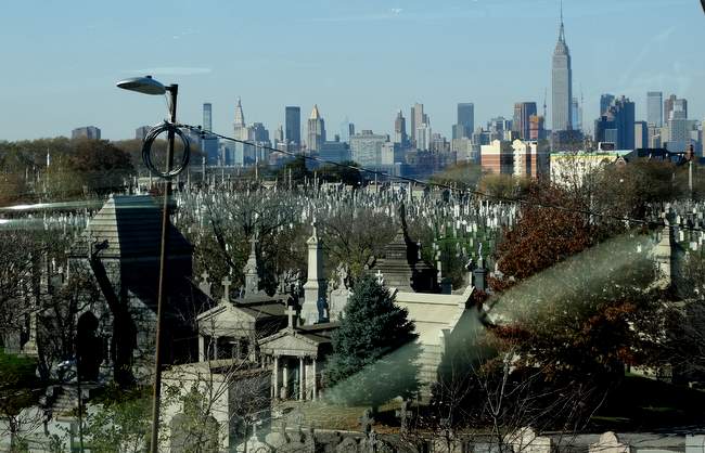 Not only did the city look big, but we were astounded by the number of gravestones in this cemetery!
