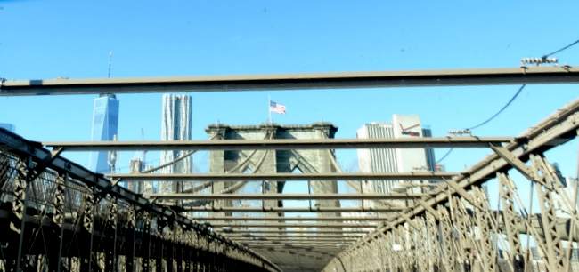 I don't know what bridge this was, but it dumped us into the heart of New York where our GPS stopped working.