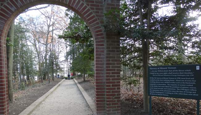 This is the entry to the cemetery for the slaves.