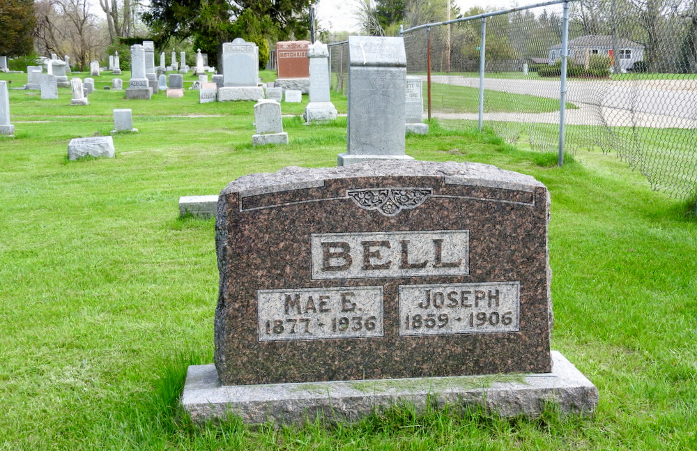 Mark found the marker for their son, Joseph, and his wife, Mae.  The stone indicated that Joseph had also died in 1906.  Could Mae have poisoned the whole family?  I had to find out.