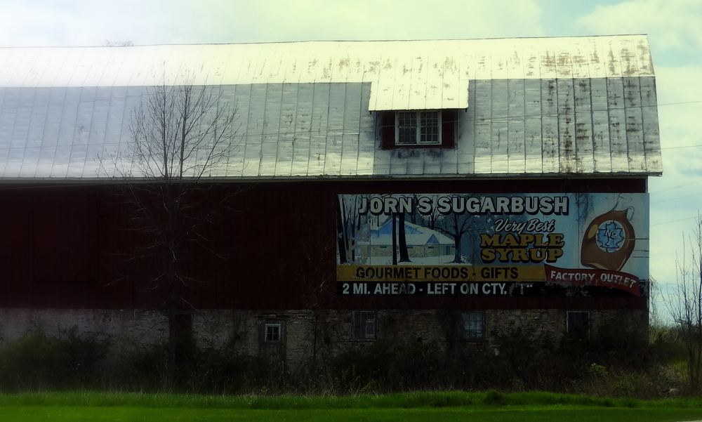 And this barn is next door to the Wood Orchard Market.  Last summer I heard of Jorn's Sugarbush, but we never went.  Maybe this summer we can.