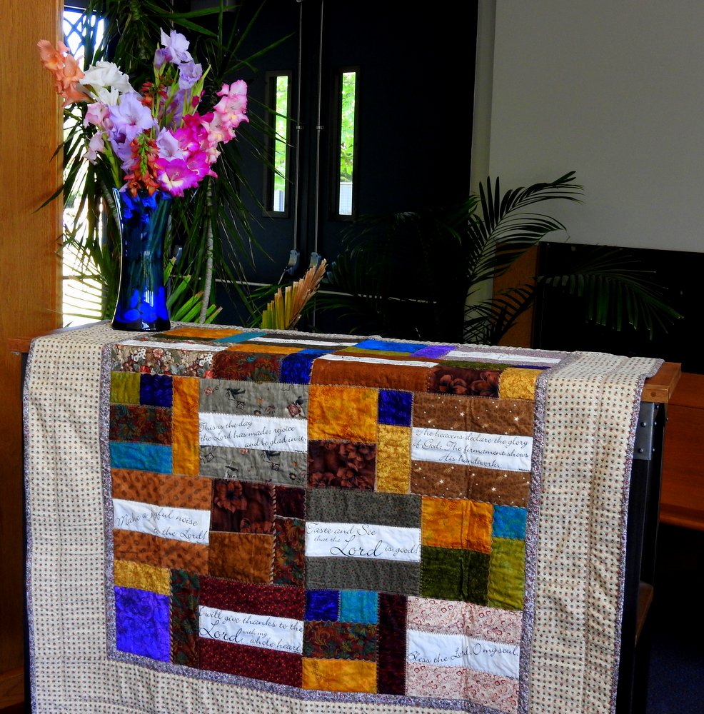 Mom displayed the quilt I had made for my stepfather as a way of making amends to him for a lifetime of resenting him.