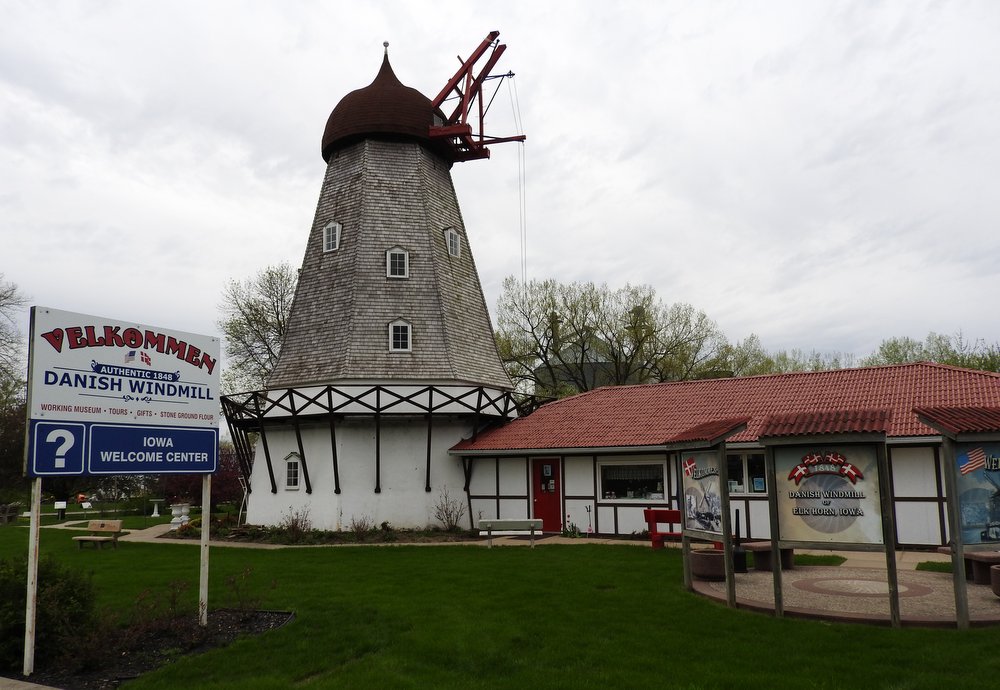 Normally, this is a working Danish windmill in Elk Horn, IA.