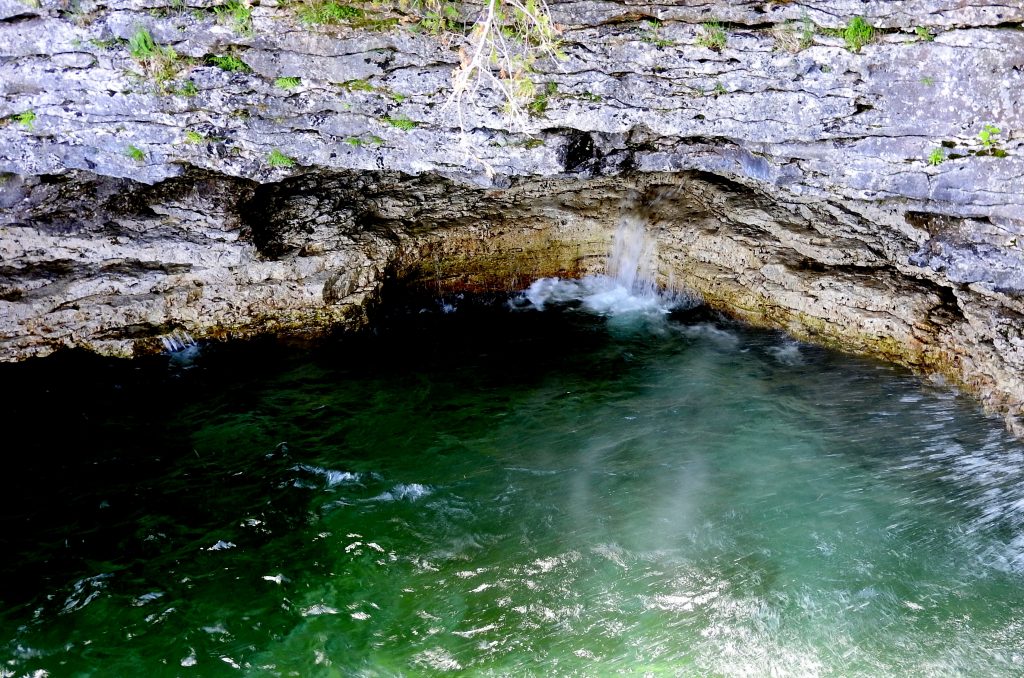 We started at what I like to call "The Devil's Punch Bowl" after a similar phenomenon in Oregon.